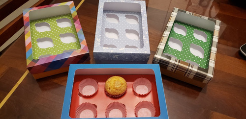Kit Cajas P Cupcakes Imprimibles Pdf