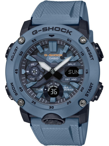 Relogio Casio G-shock Carbon Core Guard Ga-2000su-2adr + Nfe