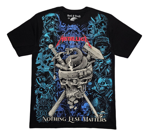 Playera Rock Metallica Nothing Else Matters Collage