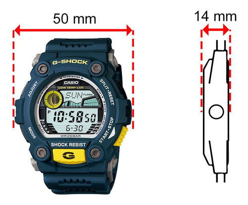 Relógio Casio G-shock Masculino Digital Azul G-7900-2dr | Parcelamento sem  juros