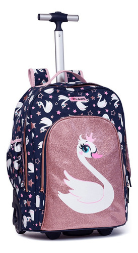 Mochila Swan Wheel azul marino