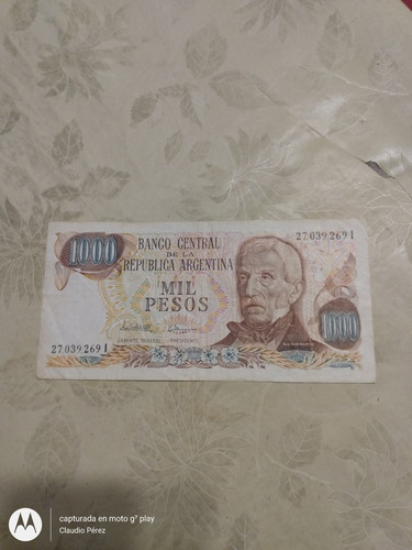 Billete Argentino