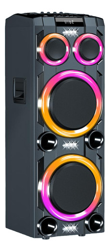 Caja de sonido potente torre 2500W RMS portátil Bluetooth FM USB 127/220V Vibe Sound VS007 V12 Tower