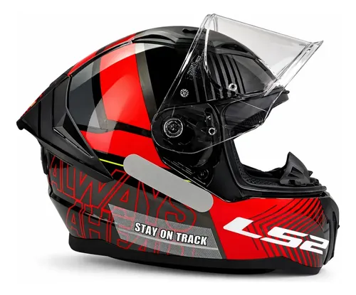 Capacete Ls2 Esportivo Ff810 Vigo Shift Jeans Titanium Red