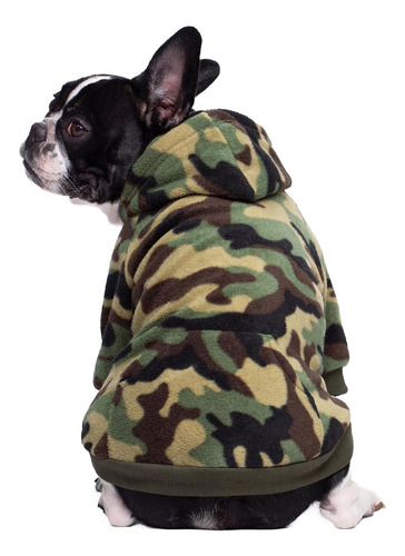 Camo Bulldog Francés Ropa De Perro Sudadera Con Capucha C...