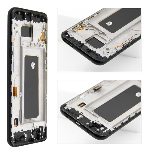 Okbichi Incell Pantalla Para Samsung S8 Plus Con Marco Sm-g955f, Sm-g955fd, Sm-g955w, Sm-g955a, Sm-g955p, Sm-g955t, Sm-g955v, Sm-g955r4, Sm-g955u, Sm-g955s, Sm-g955k, Sm-g955l, Sm-g955, Sm-g955u1