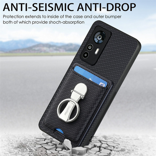 B Funda Plegable Con Forma De Anillo Para Tarjetas Para
