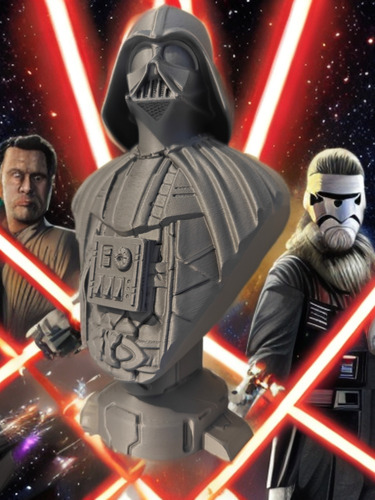 Busto Darth Vader Impresión 3d