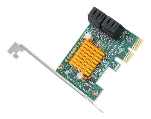 Pci-e X2 Para 4 Portas Sata3 6gbps Cart?o Express Placa Ssd
