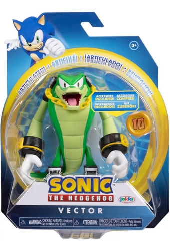 Jakks Pacific Sonic The Hedgehog Vector Accesorios Incluidos