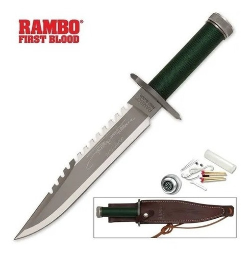 Cuchillo Tactico Rambo First Blood De Supervivencia O Caza 
