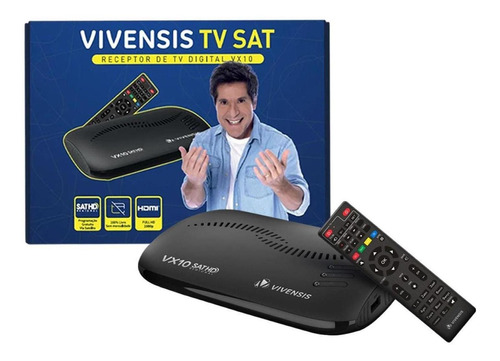 Receptor Vx10 Sat Hd Digital Regional Banda Ku Vivensis