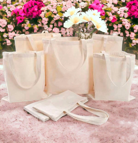 500 Sacolas Ecológicas 20x30(ecobag)tecido Algodão Cru Lisa.