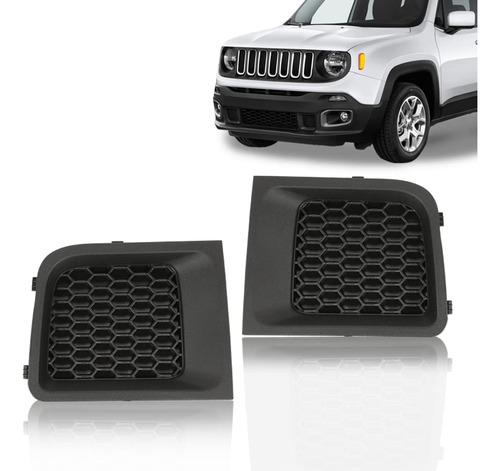 G-plus Parrilla Cubierta Parachoque Para Jeep Renegade Bisel