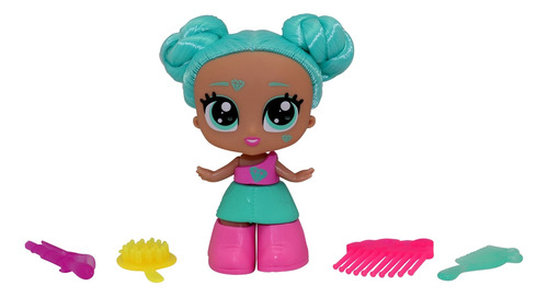 Boneca Colecionavel Hair Dooz Single Color Crystal Multikids