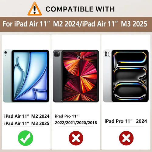 USTIYA Paperlike Mica Para iPad Air 11" Pulgadas M2 2024/M3 2025 Paper Feel