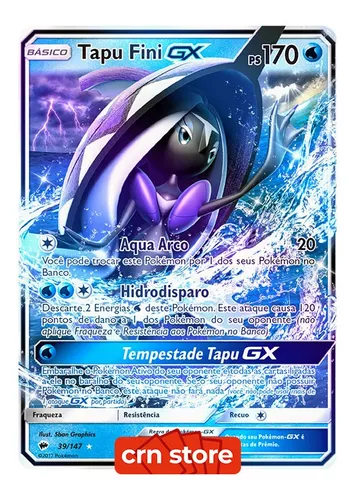 Carta Pokémon Tapu Koko Gx Tapu Lele Gx Com Lote 100 Cartas