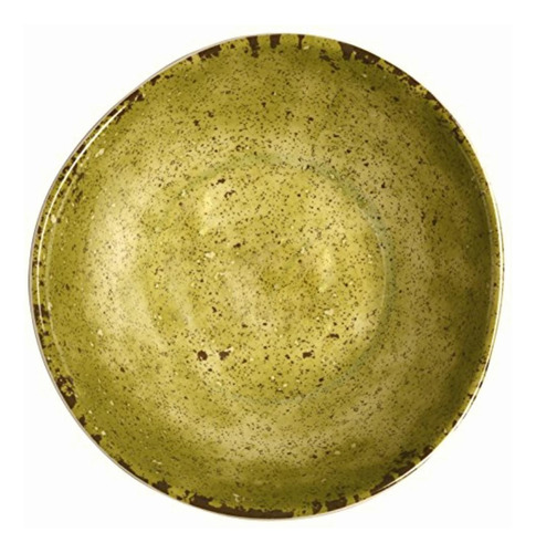 Melange 100% Melamina, Rústico Huevo Collection, Verde Lima
