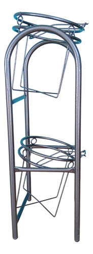 Porta 2 Garrafones De Agua, Columpio Doble, Gris