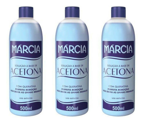 Márcia Acetona 500ml (kit C/03)