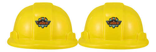 Pack De 2 Sombreros De Fiesta De Construcción, Cascos De Plá