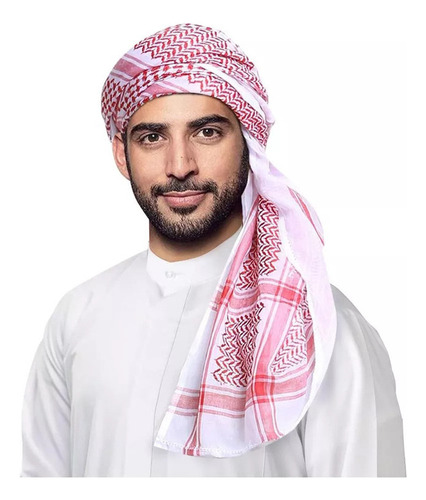 Pañuelo Árabe Keffiyeh For La Cabeza For Hombres, Turbante A