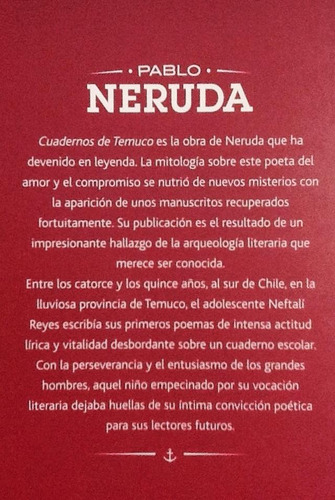 Cuadernos De Temuco - Pablo Neruda