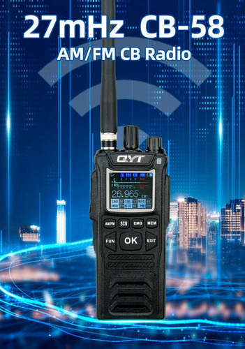 Rádio Ht Px Qyt Cb-58 40 Canais Rádio Cidadão Caminhões Etc