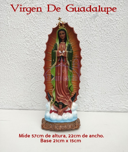 Virgen De Guadalupe Para Tener En Casa O Regalo. Mide 57 Cm