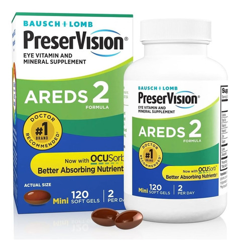 Areds 2 Formula Preservision 120 Softgel