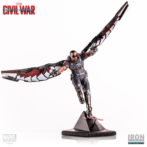 Figura Falcon Civil War Marvel Iron Studios Escala 1/10