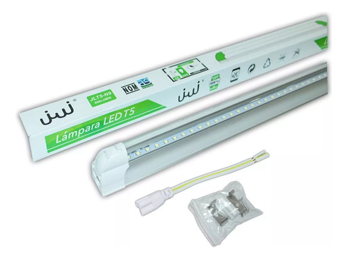 Tubo Led 9w Base Integrada Transparente Luz Blanca 15 Pz Jwj