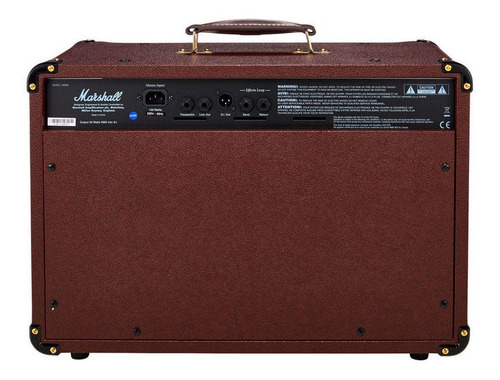 Amplificador Marshall Acoustic AS50D Transistor para Guitarra de 50W Color Marrón