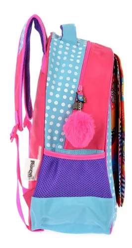 Mochila Juvenil Escolar Sint tico Friducha 5038 Ruz