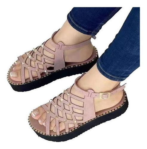 Sandalias Cómodas Sandalias Mujer Malla Transpirable A