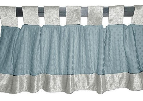 Baby Doll Ropa De Cama Croco Minky Window Valance, Ivory / B