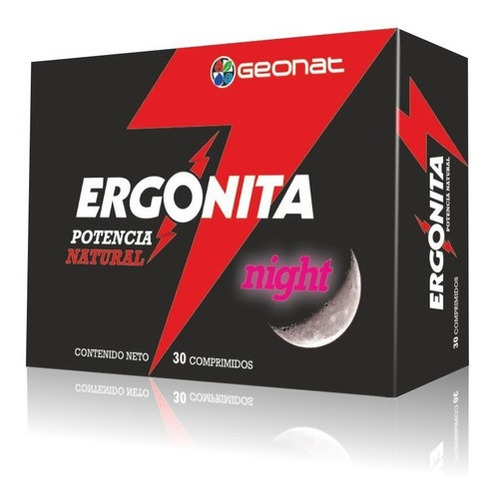 Ergonita Night Geonat Potencia Natural X 30 Comprimidos 