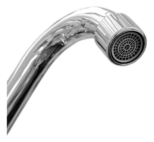 Mezcladora Abs Cromada Para Fregadero 8puLG Fontanery Acabado Cromado Color Plateado