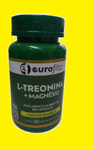 Kit 3 Suplemento L-treonina+magnesio 60 Caps - Eurofito