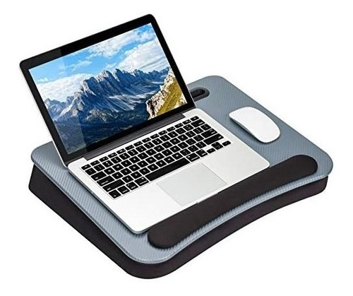 Lapgear Smart-e Pro Lap Desk Silver Carbon Se Adapta A De Y