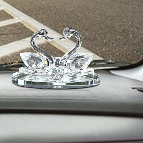 Estatua De Cisne De Cristal Artificial, Difusor, Blanco