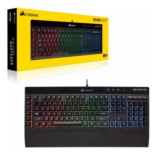 Teclado Mecánico Gaming Marca Corsair K55 Rgb