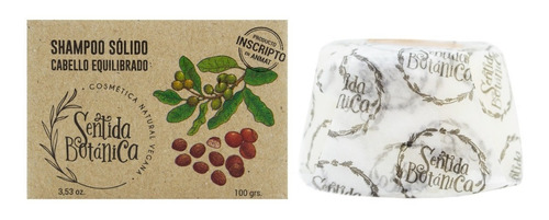 Sentida Botánica Kit X2 Shampoo Solido Equilibrado Vegano