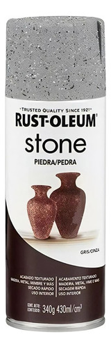 Pintura Aerosol Stone Acabado Texturado Piedra Rust Oleum 