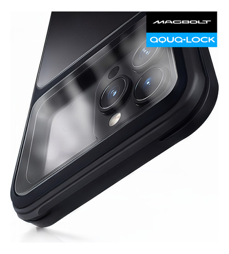 Case Capinha Capa Prova D'água Para iPhone 16 Pro Com Proteção Aquática Para Mergulho Magbolt Aqualock Extreme Até 15 Metros De Profundidade