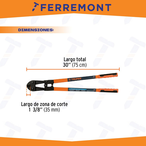 Cortapernos 30 Profesional Truper 12834