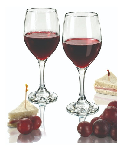 Ducale 38 Juego De 6 Copas De Vidrio Para Vino Color Transparente