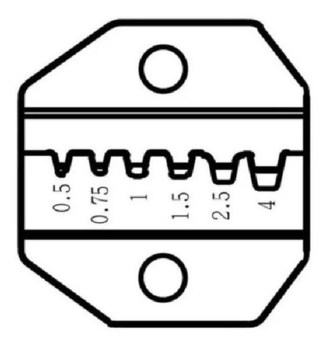 Mordaza Crimpeadora Proskit Terminales Tiff 0.5-4mm