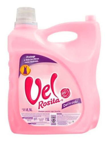 Shampoo Para Ropa Delicada Vel Rosita De 8.5 Litros