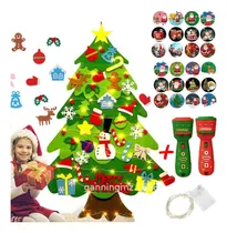 Comprar Árbol De Navidad De Fieltro Pared Árbol De Navidad+proyector